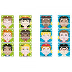 Puzzle Quercetti Make a Face – planșe ilustrate cu chipuri diferite