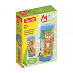 Puzzle rotativ Quercetti Tubo Mix & Match Animale – cutia Tubo Mix & Match Animale