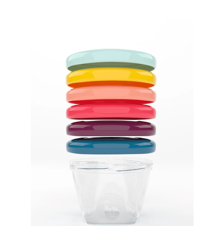 Set 6 recipiente pentru pastrarea hranei Babymoov 180 ml