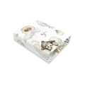 Cearceaf cu elastic Qmini 140x70 cm, Teddy Bear and Friends Beige – imagine 6