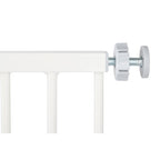 Poartă siguranță Qmini Thor 74–109,4 cm, Alb