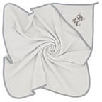 Prosop cu glugă Qmini 80x80 cm, Gri – vedere produs
