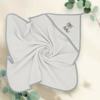 Prosop cu glugă Qmini 80x80 cm, Gri – imagine 4