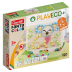 Joc mozaic Quercetti Fantacolor Eco, 310 piese – cutia Fantacolor Eco