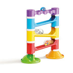 Turn cu bile Quercetti Migoga Tower Sound – turn multicolor asamblat cu trei bile