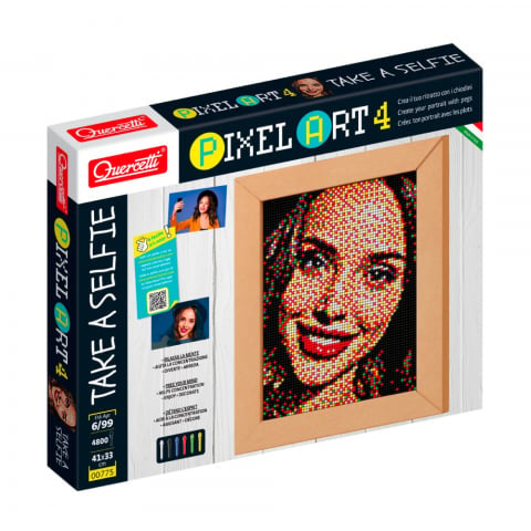 Joc mozaic Quercetti Pixel Art 4 Take a Selfie – cutia Pixel Art 4 Take a Selfie