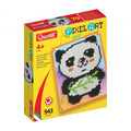 Joc mozaic Quercetti Pixel Art Basic Panda – cutia mozaicului Pixel Art Basic Panda