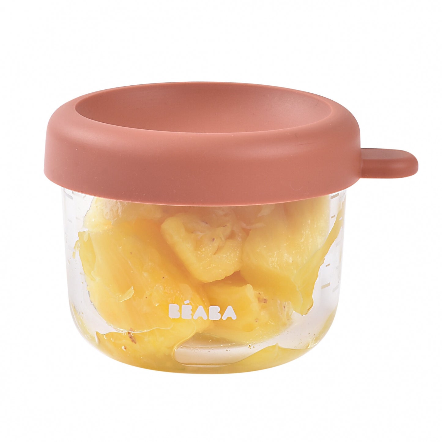 Recipient ermetic sticla Beaba 150 ml Terracotta