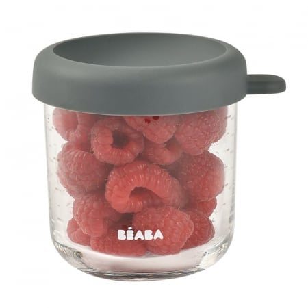 Recipient ermetic din sticla Beaba 250 ml