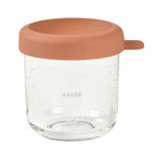 Recipient ermetic sticla Beaba 250 ml Terracotta