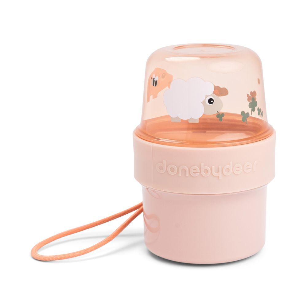 Recipient pentru gustari Done by Deer To Go dublu S Tiny Farm Powder