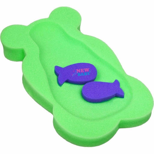 Reductor cadita, New Baby, Din burete, Pentru baie, Lungime 58 cm, Maxi Green