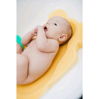 Reductor de baie, New Baby, Maxi, Din burete, 58 cm, Cu jucarii din spuma, Bear Pink