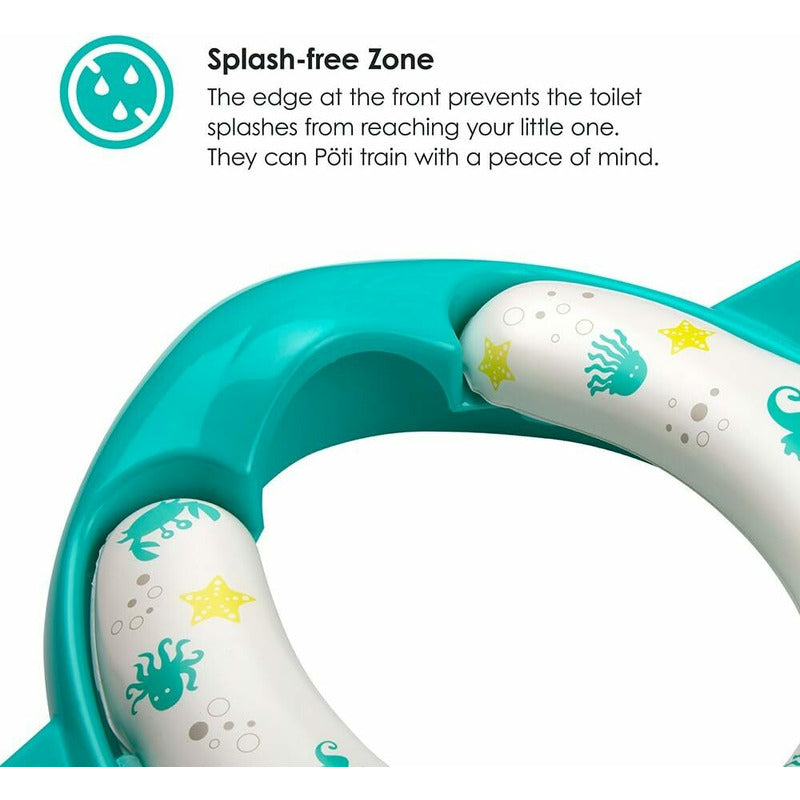 Reductor toaleta, BBluv, Poti, Cu perna confortabila si detasabila, Fara BPA, Pink