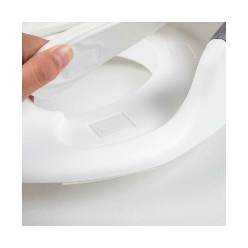 Reductor toaleta, FreeON, Cu perna confortabila si detasabila, Cu manere, 37x9,3x65,5 cm, White