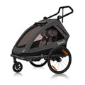 Carucior si remorca de bicicleta Lionelo Cama Grey Graphite - imagine principala