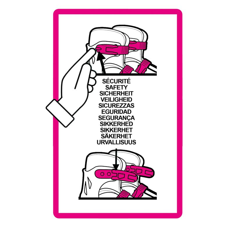 Role, Stamp, De la incepator la avansat, Cu 3 roti, Ajustabile, Inchidere prin velcro, Cu frana, Marime 27-30, Barbie