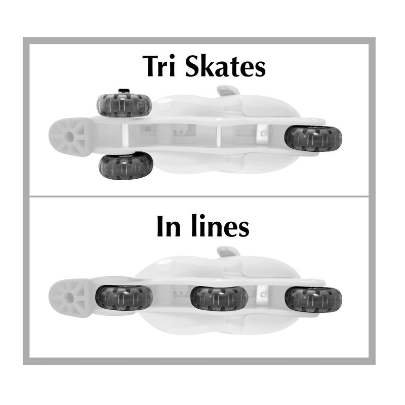 Role, Stamp, Disney, De la incepator la avansat, Cu 3 roti, Ajustabile, Inchidere prin velcro, Cu frana, Marime 27-30, Princess