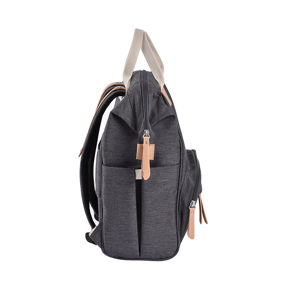 Rucsac de infasat Beaba Wellington Dark Heather Grey