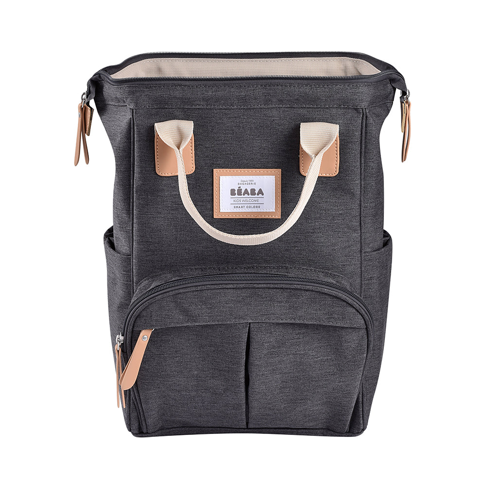 Rucsac de infasat Beaba Wellington Dark Heather Grey