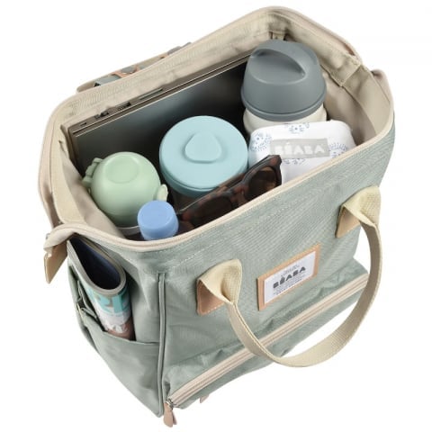 Rucsac de infasat Beaba Wellington Sage Green