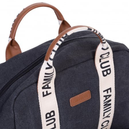 Rucsac de infasat Childhome Family Club Signature Negru