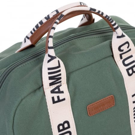 Rucsac de infasat Childhome Family Club Signature Verde
