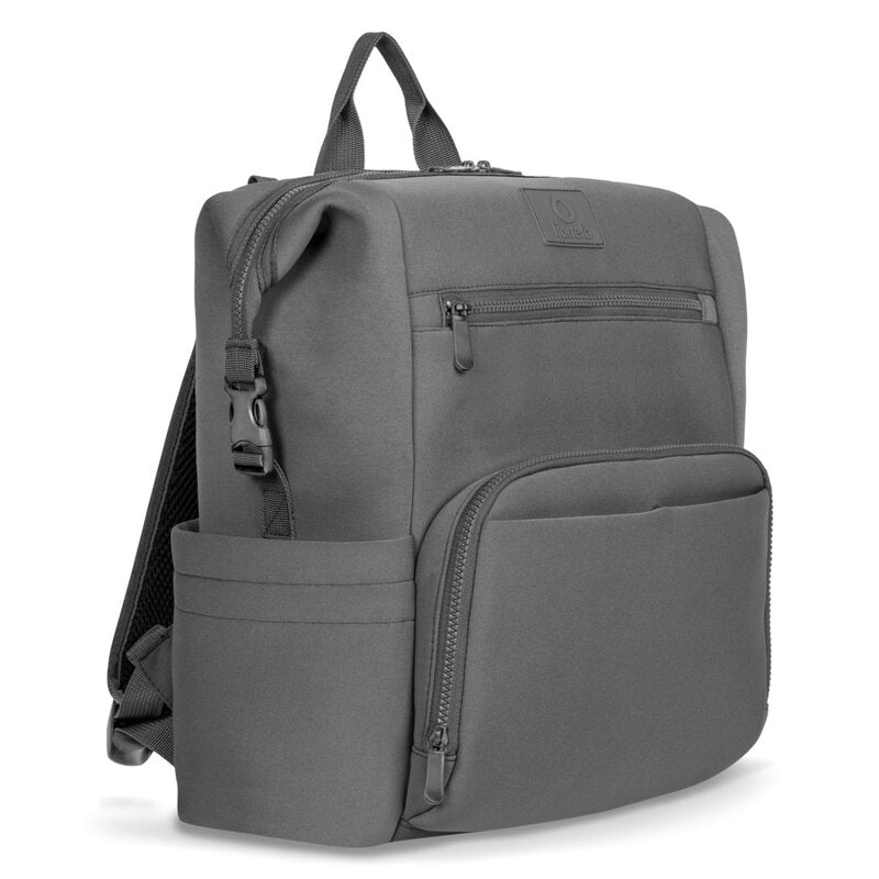 Rucsac pentru mamici Lionelo Cube Gri – rucsacul din lateral