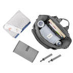 Rucsac pentru mamici Lionelo Cube Gri – accesoriile și interiorul