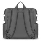Rucsac pentru mamici Lionelo Cube Gri – spatele și bretelele rucsacului