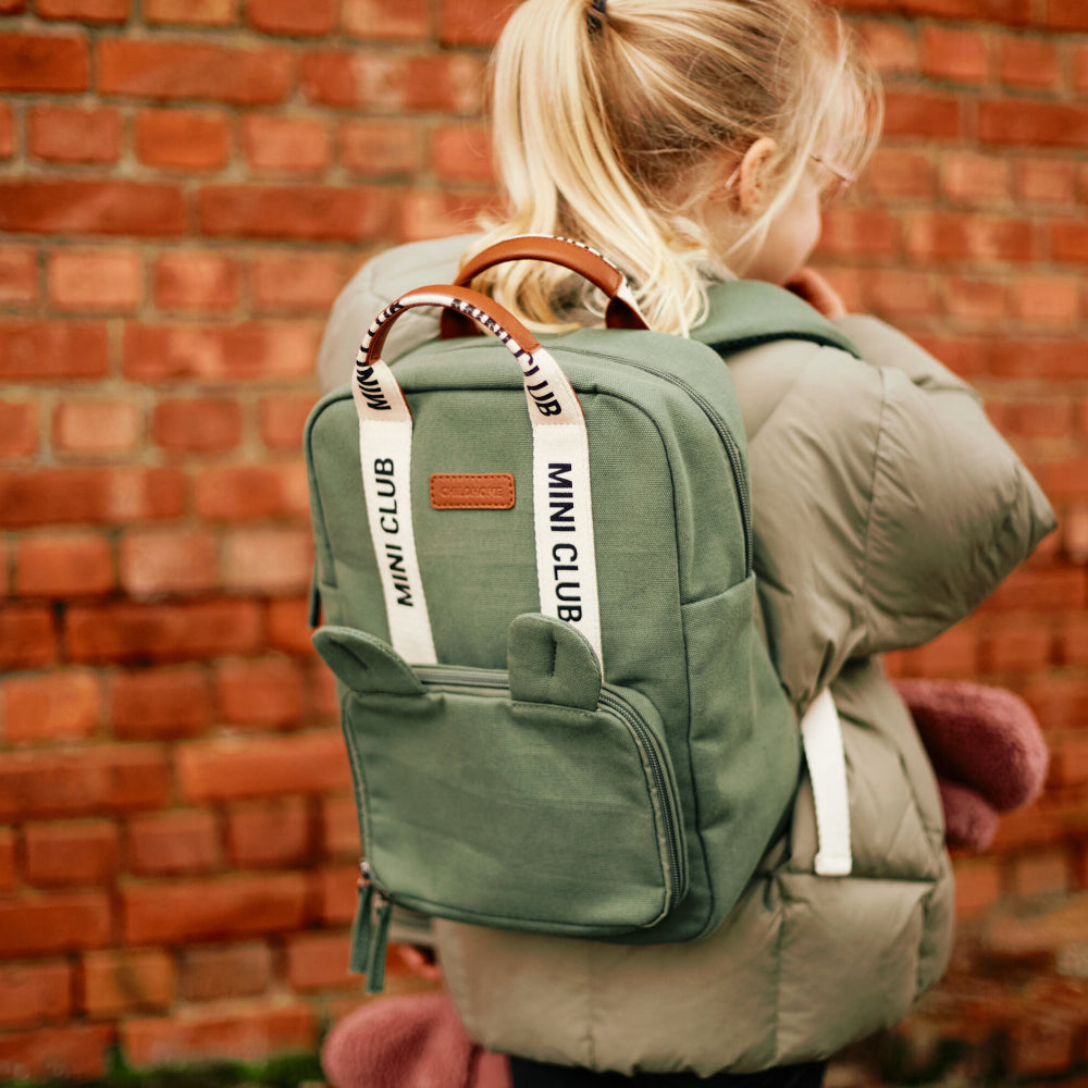 Rucsac pentru copii Childhome Mini Club Signature Verde