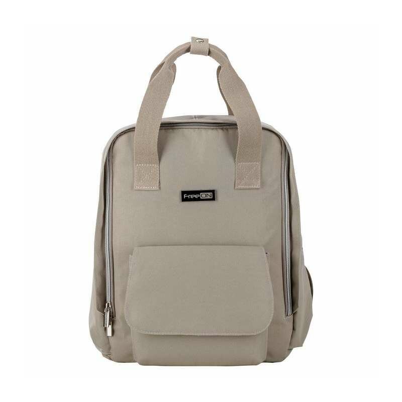 Rucsac pentru părinți FreeON Style, gri și bej – fotografia 5 a produsului