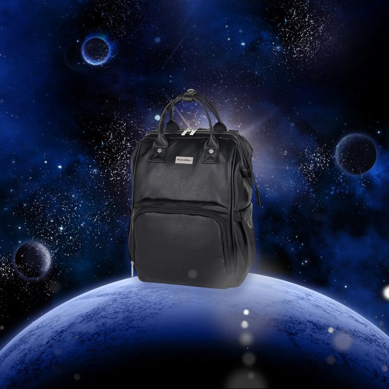 Rucsac pentru mamici Petite&Mars Jasper cu 12 compartimente 27 x 41 x 14 cm Absolute Black, imagine 2