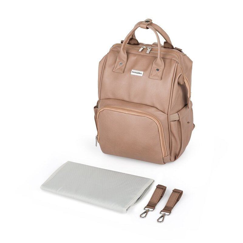 Rucsac pentru mamici, Petite&Mars, Jasper, Cu 12 compartimente, Cu