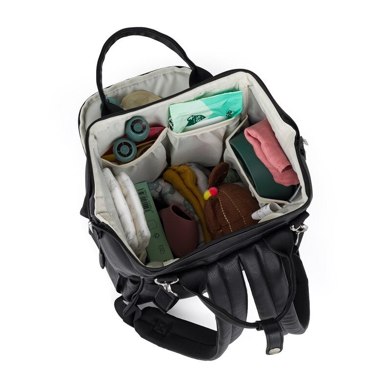 Rucsac pentru mamici, Petite&Mars, Jasper, Cu 12 compartimente, Cu