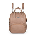 Rucsac pentru mamici Petite&Mars Jasper cu 12 compartimente 27 x 41 x 14 cm Camel Beige, imagine 3