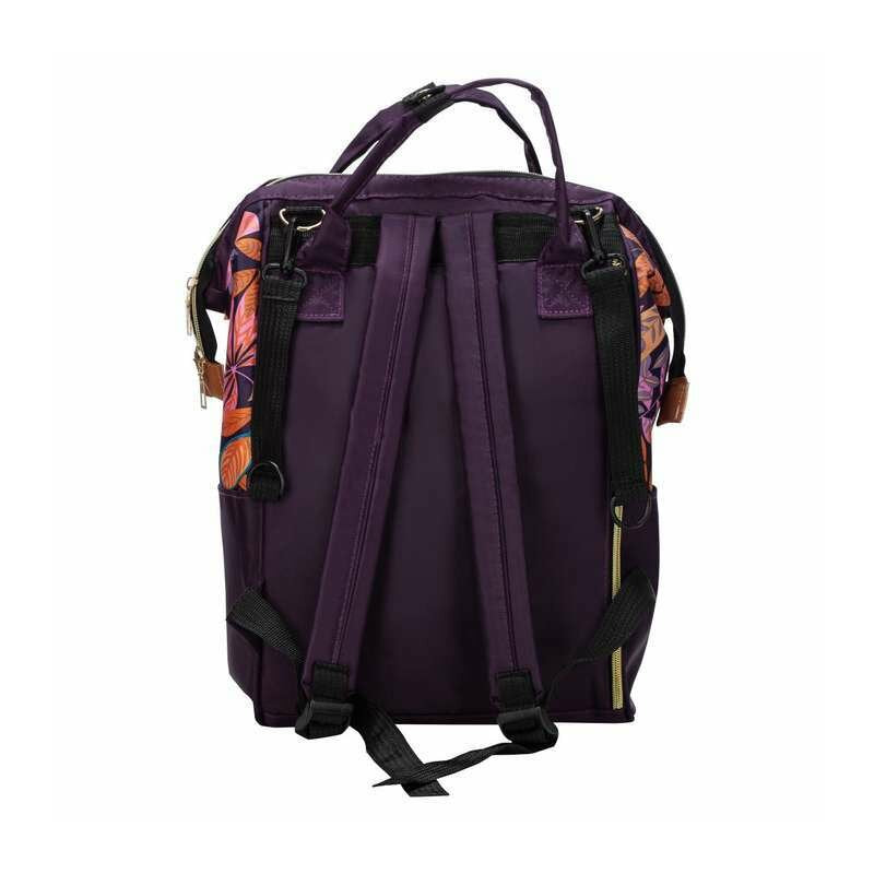 Rucsac pentru mamici, Simply, Cu multiple compartimente, FreeON, 25 x 16 x 40cm, Black