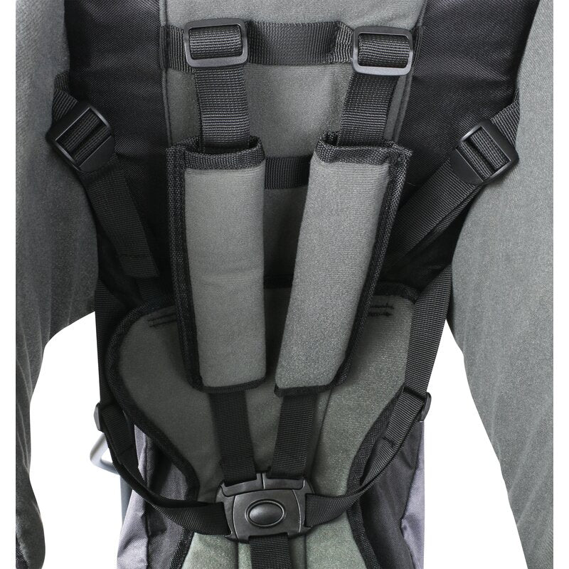 Rucsac pentru transportul copiilor, FreeON, Mount, Cu acoperis, Cu multiple compartimente, 87.5 x 38 x 77 cm, Conform cu standardul european de securitate EN 13209-1:2022, Grey
