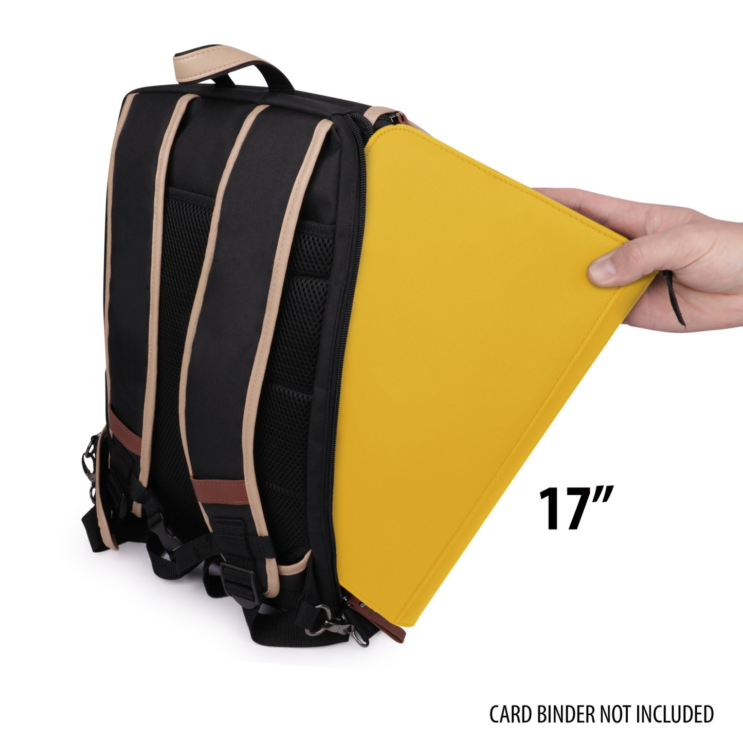 Rucsac TCG Designer Edition Canvas Black 38cm - Protecție Premium pentru Cărți Colecționabile