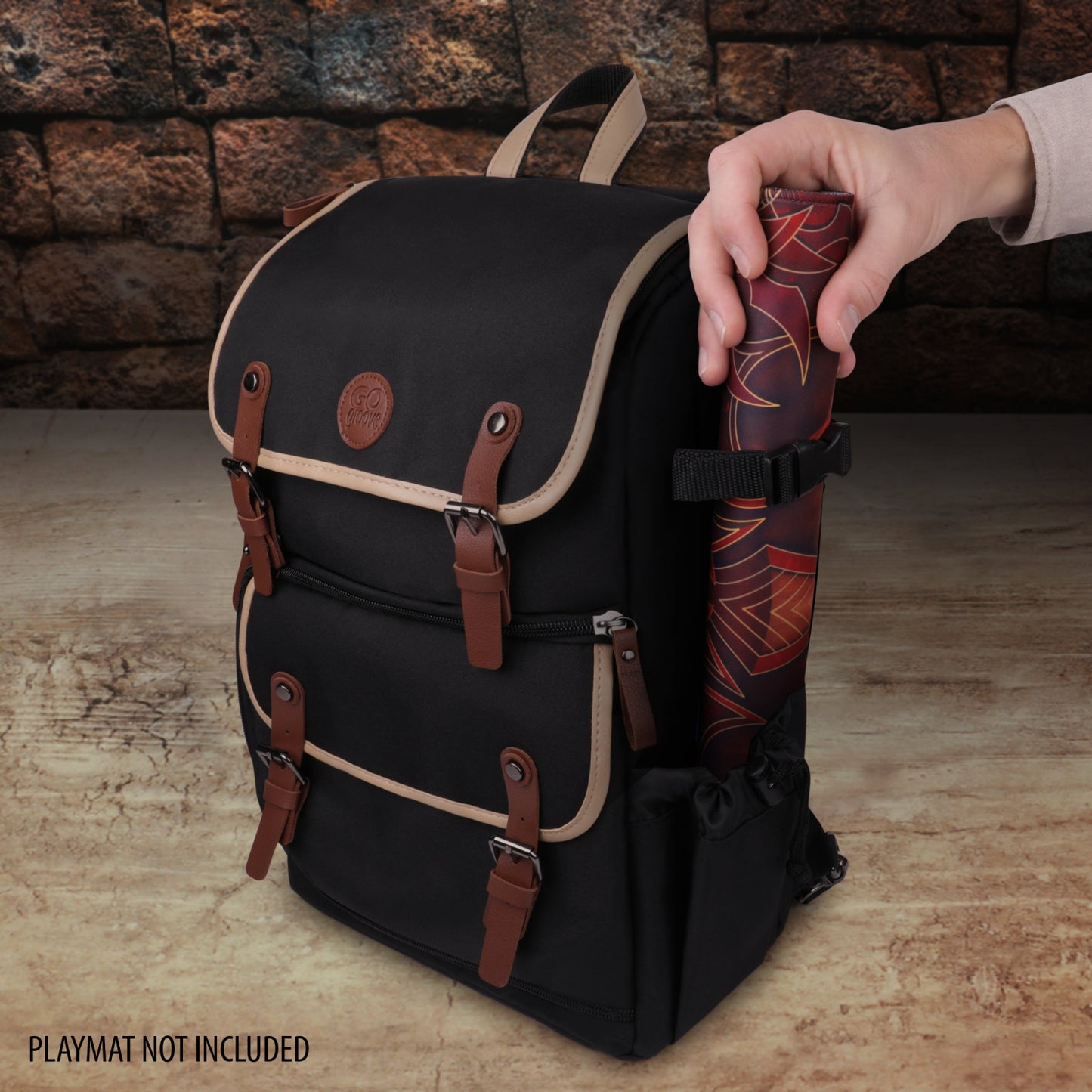 Rucsac TCG Designer Edition Canvas Black 38cm - Protecție Premium pentru Cărți Colecționabile