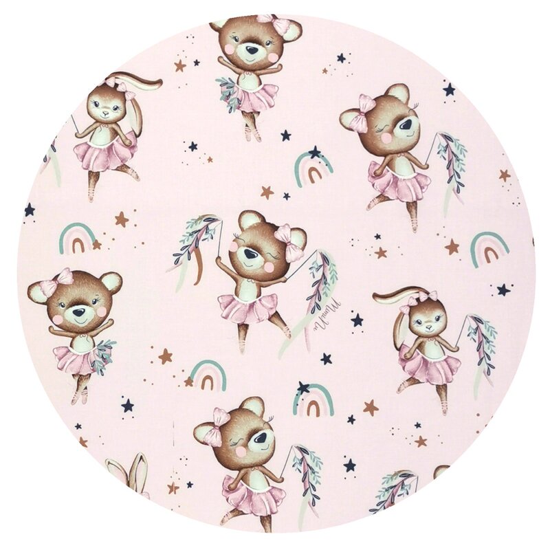 Sac de dormit, MimiNu, Cu picioruse, De iarna, Din bumbac certificat Oeko Tex Standard 100, Cu fermoar pe mijloc, 103 cm, 2-6 ani, 2.5 Tog, Design, Little Ballerina Pink