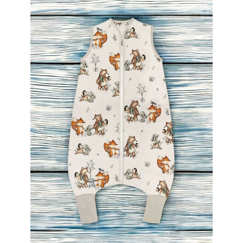 Detaliu Sac de dormit cu piciorușe MimiNu Time for fun, 103cm