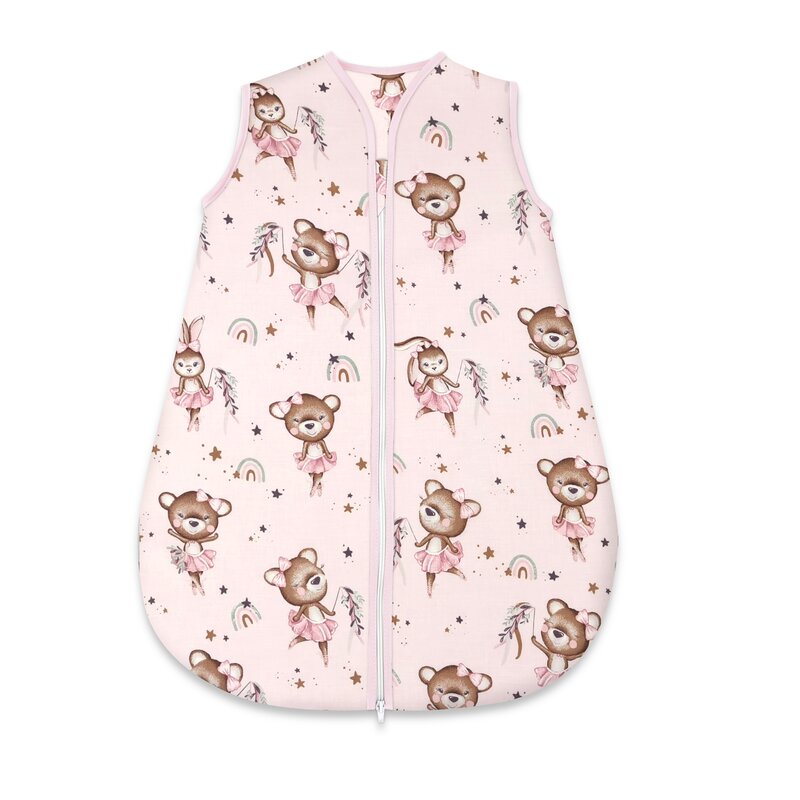 Sac de dormit MimiNu Little Ballerina Pink, 70cm, 2,5 TOG