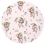 Sac de dormit MimiNu Little Ballerina Pink, 70cm, 2,5 TOG