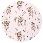 Detaliu Sac de dormit MimiNu Little Ballerina Pink, 70cm
