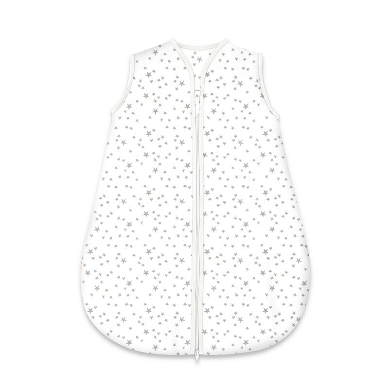 Sac de dormit, MimiNu, Pentru bebelusi, De iarna, Din bumbac certificat Oeko Tex Standard 100, Cu fermoar, 70 cm, 0 - 6 luni, 2.5 Tog, Mini Grays