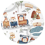 Detaliu Sac de dormit MimiNu Zoo in train, 70cm
