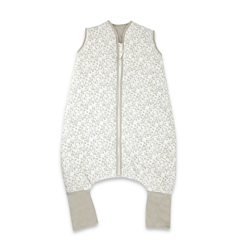 Sac de dormit, MimiNu, Premium, Cu picioruse, De iarna, Din bumbac certificat Oeko Tex Standard 100, Cu fermoar, 103 cm, M, Meadow