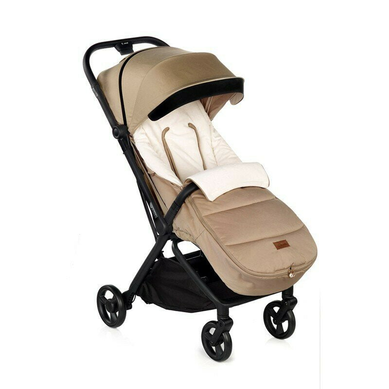 Sac de iarna, Jane, Dart, Pentru carucior, Universal, 13 x 45 x 93 cm, Material exterior hidrofug, Desert