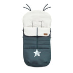 Sac de iarna, Jane, Nest, Pentru carucior, Universal, 95 x 46 cm, Material interior din fleece, Seal